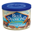 Blue Diamond Roasted Salted Almonds 6 oz Can, Pack of 12