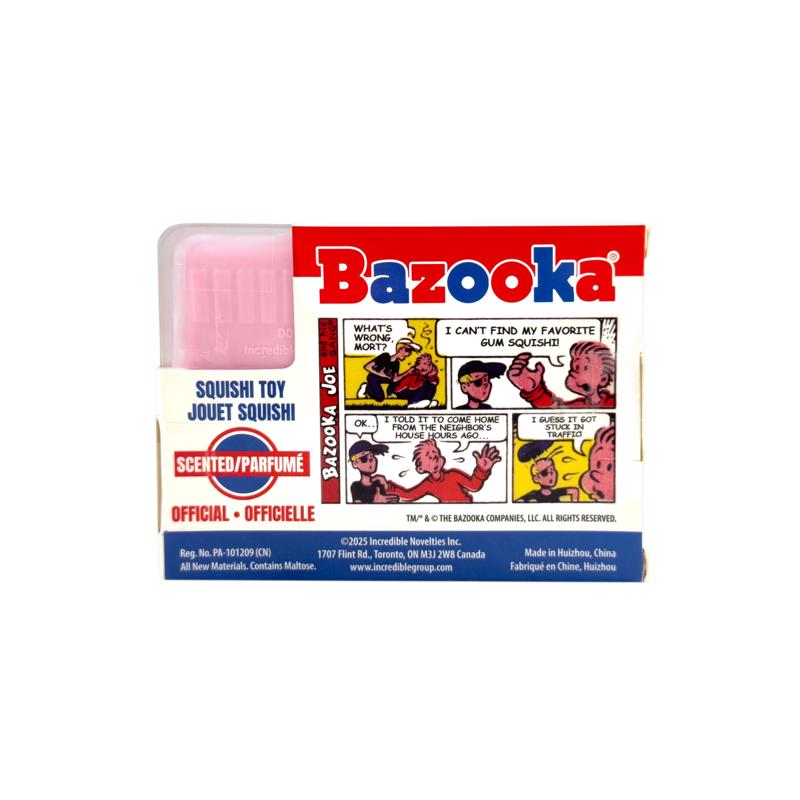 Incredible Novelties Bazooka Joe Gum Squishy Toy 15 pc, Pack of 15