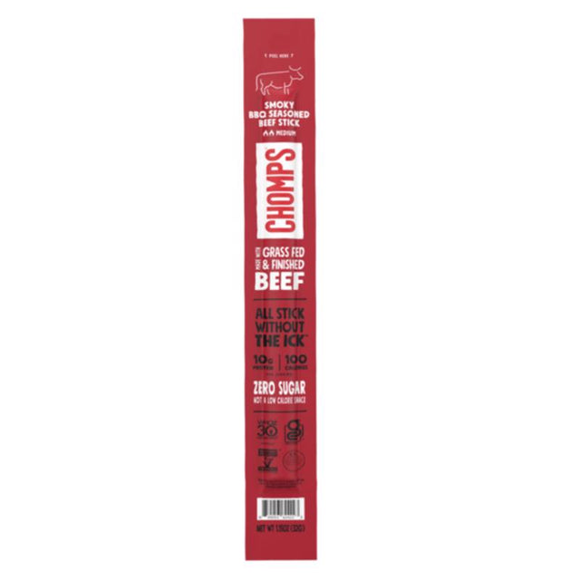 Chomps Meat Sticks 1.15 oz Pegged, Pack of 24