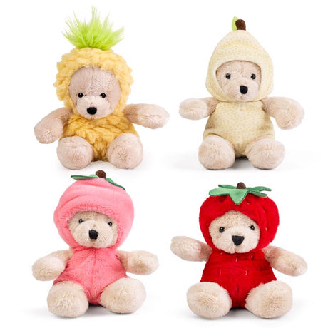 Keycraft Little Play Fruit Plush Toy, Pack of 12