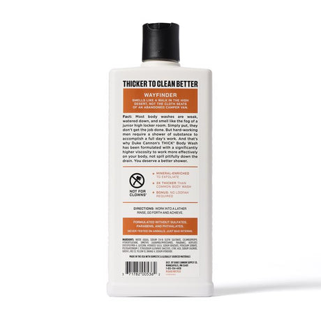Duke Cannon Wayfinder Eucalyptus and Desert Sage Scent Body Wash 18 fl. oz. 1 pk