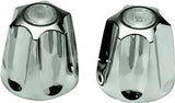 Danco 80457 Faucet Knob Handle, Zinc, Chrome-Plated, For: Price Pfister Verve Two Handle Tub/Shower Faucets