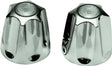 Danco 80457 Faucet Knob Handle, Zinc, Chrome-Plated, For: Price Pfister Verve Two Handle Tub/Shower Faucets
