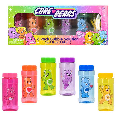 Sunny Days Care Bears Bubble Solution Set 6 pc