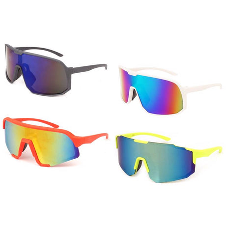 Diamond Visions Men's Assorted Frame Assorted Lens Sunglasses, Pack of 12