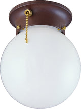 Boston Harbor F30153375 Ceiling Light Fixture, 0.5 A, 120 V, 60 W, 1-Lamp, CFL Lamp, Metal Fixture, Sienna Fixture