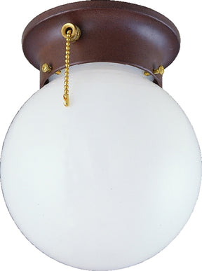 Boston Harbor F30153375 Ceiling Light Fixture, 0.5 A, 120 V, 60 W, 1-Lamp, CFL Lamp, Metal Fixture, Sienna Fixture