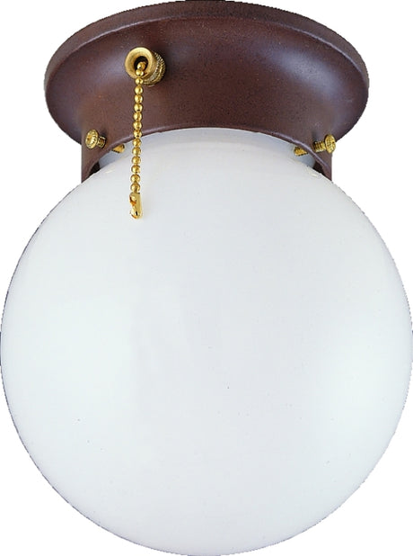 Boston Harbor F30153375 Ceiling Light Fixture, 0.5 A, 120 V, 60 W, 1-Lamp, CFL Lamp, Metal Fixture, Sienna Fixture