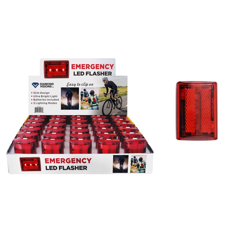 Diamond Visions Emergency LED Flasher 1 pk, Pack of 30