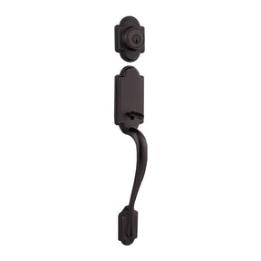 Kwikset Signature Series 800AN LIP 11P SMT 6AL Exterior Handleset, Arlington Design, Venetian Bronze, 1 Grade, Zinc
