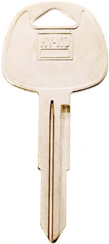Hy-Ko 11010HY14 Automotive Key Blank, Brass, Nickel, For: Hyundai Vehicle Locks, HY14 Key Number, Pack of 10