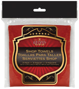 SM Arnold SELECT 85-760 Shop Towel, 14 in L, 12 in W, Red