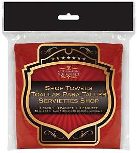 SM Arnold SELECT 85-760 Shop Towel, 14 in L, 12 in W, Red
