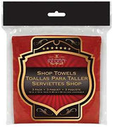 SM Arnold SELECT 85-760 Shop Towel, 14 in L, 12 in W, Red