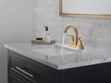 Delta Knoxville Series 25854LF-CZ Centerset Bathroom Faucet, 1.2 gpm, 2-Handle, 3-Faucet Hole, Metal