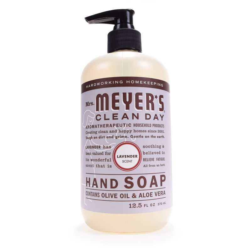 Mrs. Meyer's Clean Day Organic Lavender Scent Liquid Hand Soap 12.5 oz, Pack of 6