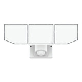 BELL LINK CL-SLM4KACW-3H 3-Head Security Light, 120 V, 35 W, LED Lamp, Daylight/Warm White, 4000 Lumens, White Fixture