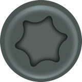 ProFIT 297139 Deck Screw, #8 Thread, 2 in L, Coarse Thread, Bugle Head, Star Drive, Sharp Point, Coated