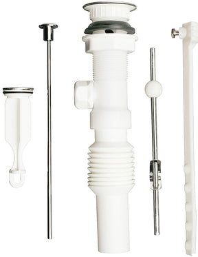 Plumb Pak PP812-70 Pop-Up Assembly, 1-1/4 in Connection, Slip-Joint, Plastic