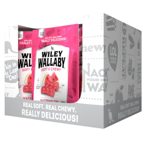 Wiley Wallaby 633457 Licorice, Chewy, Watermelon, 10 oz Bag