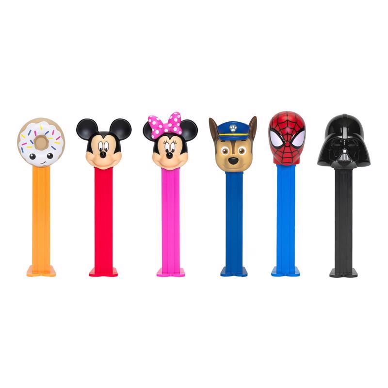 PEZ Favorites Assorted Candy and Dispenser 1.87 oz, Pack of 12