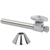 BrassCraft CS41BXC1 Stop Valve, 1/2 x 3/8 in Connection, Sweat x Compression, 125 psi Pressure, Brass Body, 6.59 in L