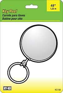Hy-Ko KC188 Key Ring, Chrome