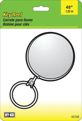 Hy-Ko KC188 Key Ring, Chrome