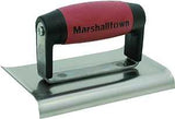 Marshalltown DuraSoft Series 136D Hand Edger, 3 in W Blade, 6 in L Blade, HCS Blade, 1/2 in Lip, 3/8 in Lip Radius