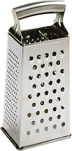 Norpro 340 Grater, 4 in OAW, 3 in OAD, 9-1/2 in OAH, Stainless Steel