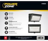BELL LINK CL-WLS5000 Wall Pack, 120 V, 32 W, LED Lamp, 120 deg Beam, 5000 Lumens, 3000, 4000, 5000 K Color Temp