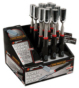 Performance Tool Lighted Magnetic Pick-up Tool Metal 12 pk, Pack of 12
