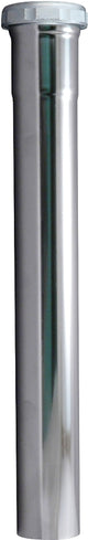 Plumb Pak PP13-12CP Pipe Extension Tube, 1-1/2 in, 12 in L, Slip-Joint, Brass, Chrome-Plated