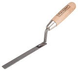Vulcan 16562 Tuck Pointing Trowel, 1/2 in W, 6 in L, Steel, Ergonomic Handle