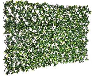 naturae decor TRD3672-4000 Expandable Willow Trellis, 36 in W, 72 in H, Polyethylene, Brown