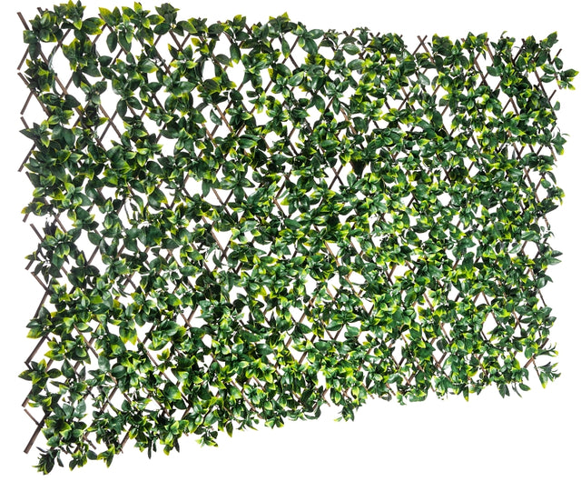 naturae decor TRD3672-4000 Expandable Willow Trellis, 36 in W, 72 in H, Polyethylene, Brown