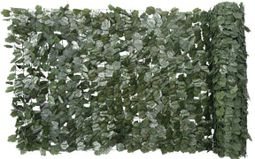naturae decor RLD4096-1000 Ivy Leaf Privacy Screen, 40 in H, 36 in W, Green, Plastic