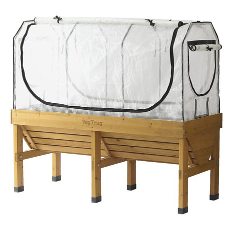 VegTrug Classic MGKIT1244 Greenhouse Frame and Multi-Cover Set, Steel Frame/Polyethylene Cover, Clear