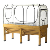 VegTrug Classic MGKIT1244 Greenhouse Frame and Multi-Cover Set, Steel Frame/Polyethylene Cover, Clear