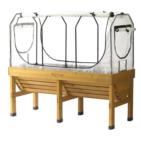 VegTrug Classic MGKIT1244 Greenhouse Frame and Multi-Cover Set, Steel Frame/Polyethylene Cover, Clear