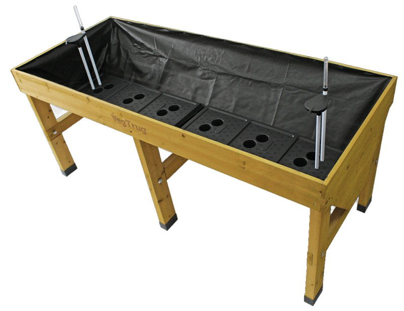 VegTrug Classic SWCK1800 Self-Watering Kit, Plastic, Black