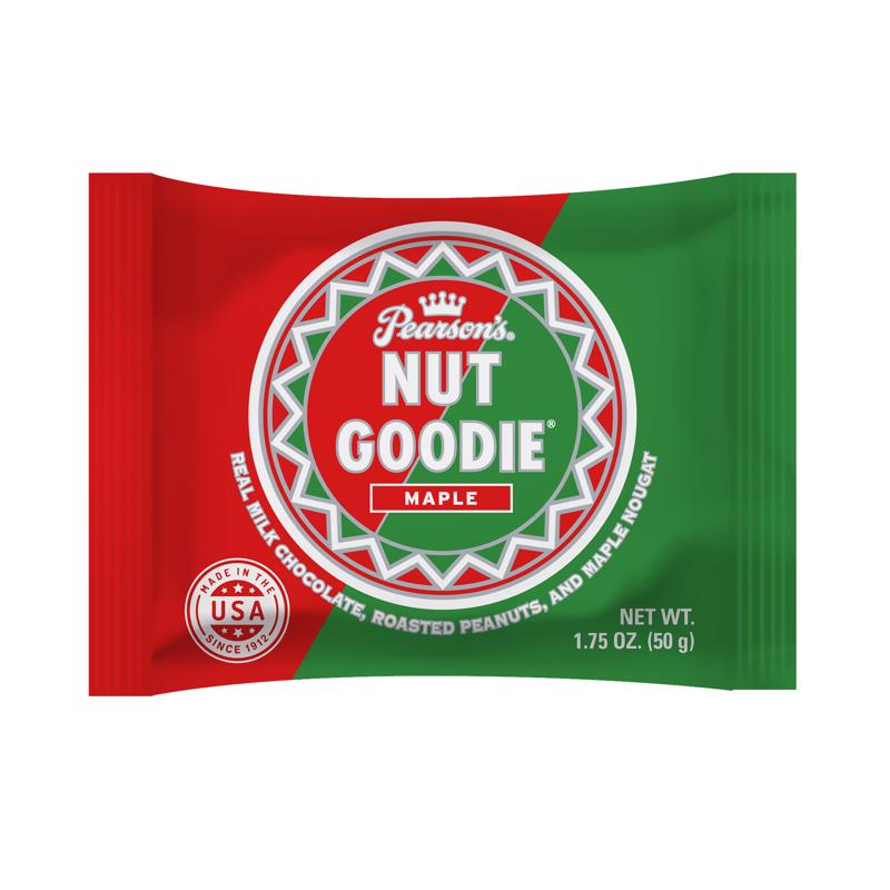 Pearson's Nut Goodie Milk Chocolate, Peanut Candy 1.75 oz, Pack of 24