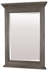 Craft + Main Brantley BAGM2432 Series Framed Mirror, Distressed Gray Frame, Rectangular, 24 in W, 32 in H, Wood Frame