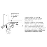 Prime-Line B 513 Roller Assembly, 1 in Dia Roller, 1/4 in W Roller, Steel, Gray