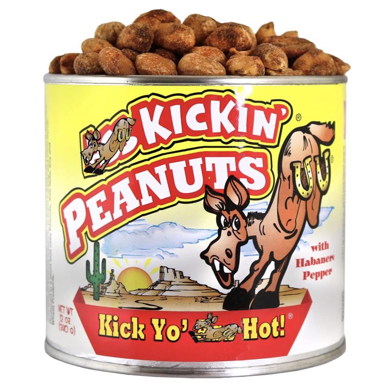 Ass Kickin' Habanero Pepper Peanuts 12 oz Canister
