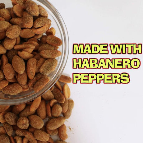 Ass Kickin' Habanero Pepper Peanuts 12 oz Canister