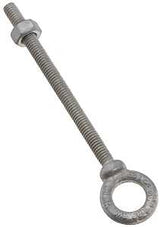National Hardware N245-118 Eye Bolt, 5/16-18 Thread, Coarse Thread, 4-1/8 in L Thread, 5/8 in ID x 1-1/8 in OD Dia Eye