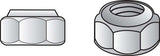 Hillman 3/8 in. Stainless Steel SAE Nylon Lock Nut 50 pk
