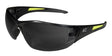 Edge SD116-G2/SD116 Non-Polarized Safety Glasses, Smoke Lens, Black Frame, Unisex, Polycarbonate Lens, Wraparound Frame