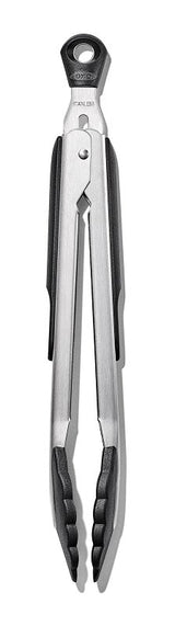 Good Grips 1054627V4 Serving Tongs, 9 in L, Stainless Steel